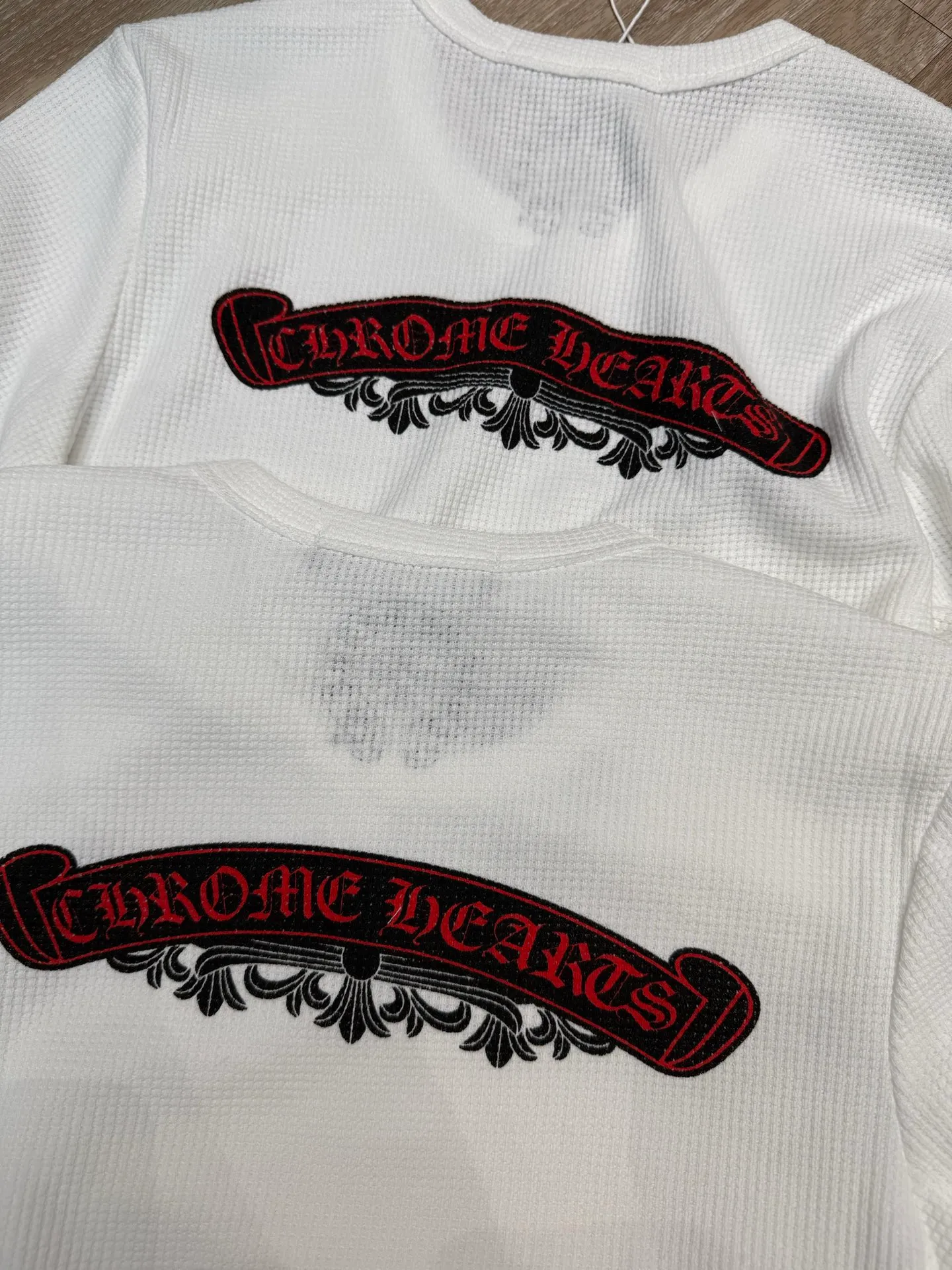 P198 Chrome Heart•🇺🇸American luxury brand 25ss early autumn long-sleeved bottoming shirt ✅✅✅Ready stock Focus on quality Feel free to compare Size: S M L Color: White